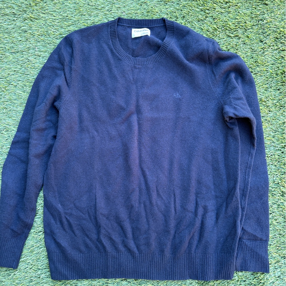 Calvin Klein Charcoal Gray Sweater